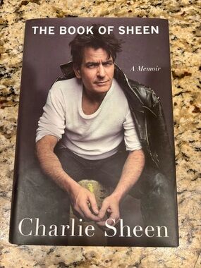 Charlie Sheen Autobiography 2025 LIKE NEW HARDCOVER